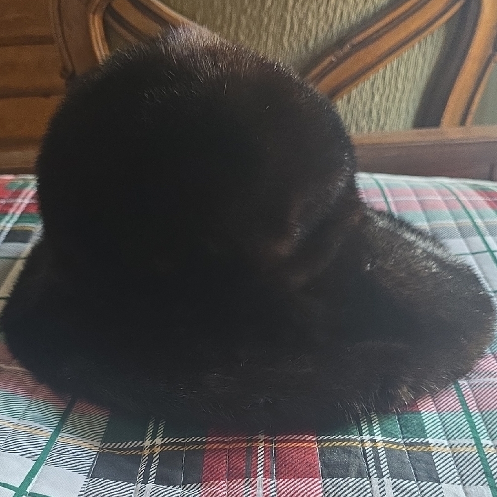 Elegant Dark Fur Hat